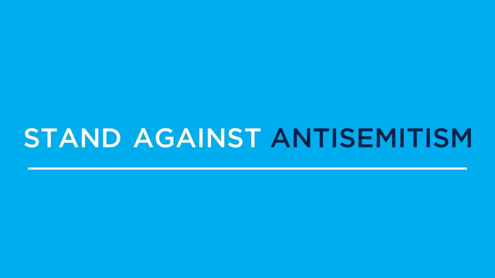 Against antisemitism
