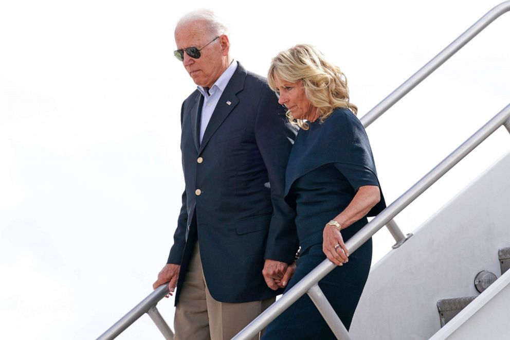 BIden surfside
